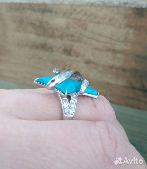 Серьги кольцо кулон