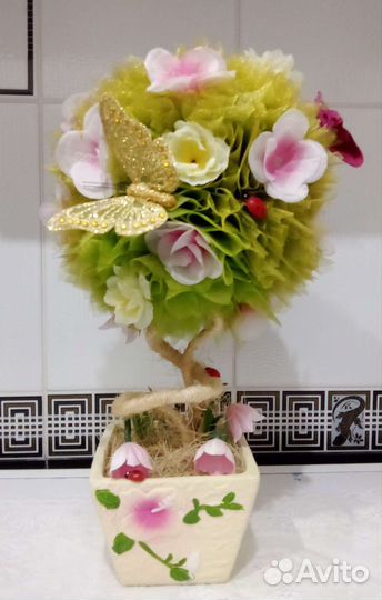 Топиарий,декоративное дерево,ручная работа