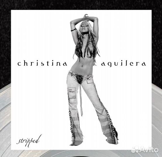 Christina Aguilera Stripped платиновый винил в рам