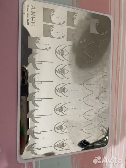 Пластина для стемпинга ange 12