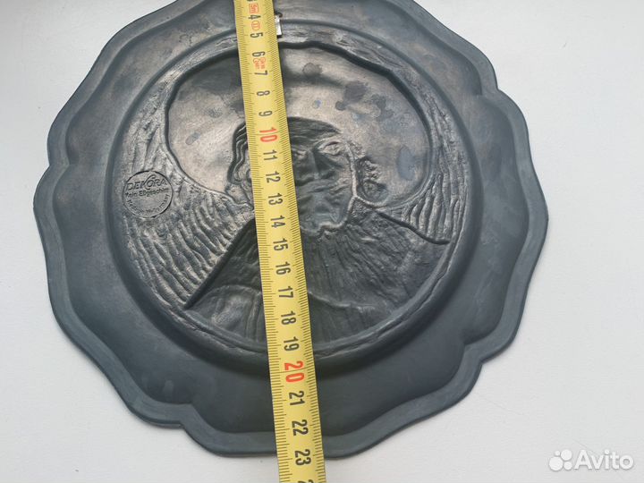 Тарелка из олова