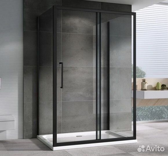 Душевой уголок Abber Schwarzer Diamant AG30170BH-S100B-S100B 170x100