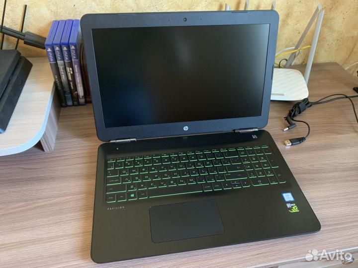 HP 15.6 i5-8300H 4ядра 8пот GTX1050 8Gb 1Tb