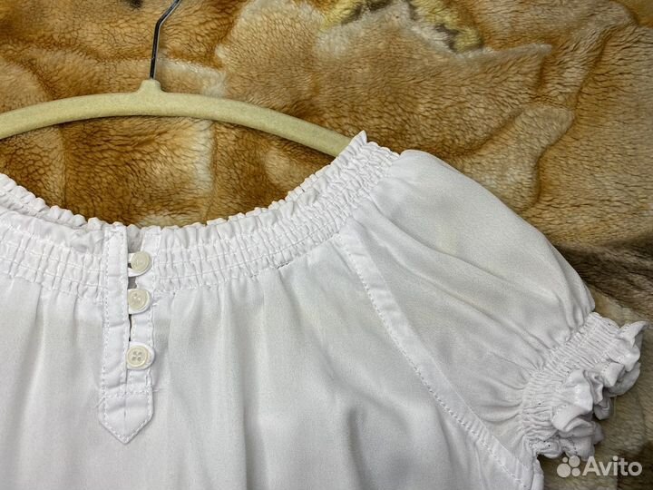 Блузка белая для девочек