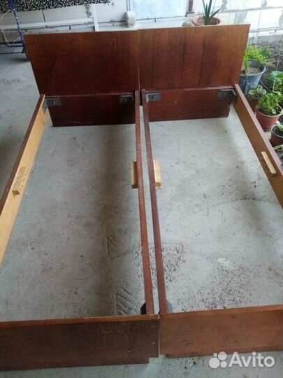 Кровати 1,5 2шт и единый матрац