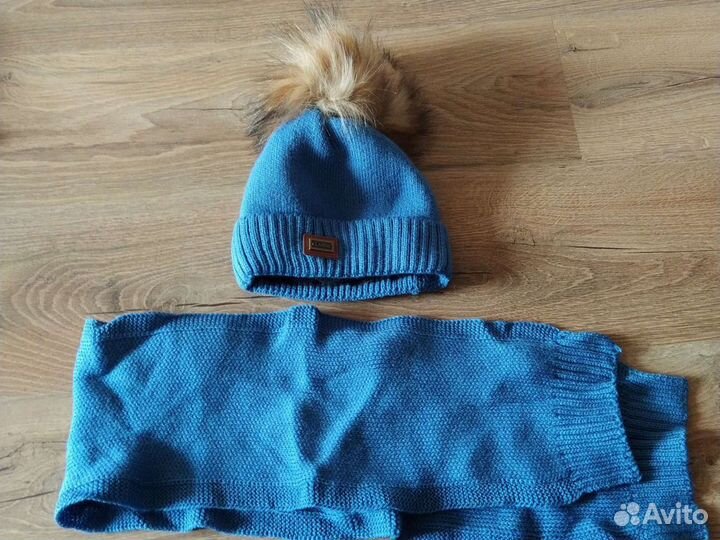 Шапка шарф зима 5-7 лет