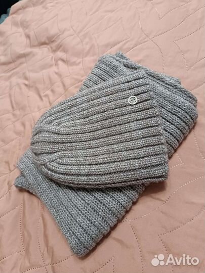 Комплект шапка и снуд женский