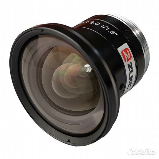Объектив zlkc 4мм F2.0 C mount + micro 4/3 адаптер