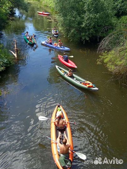 Байдарка Хатанга спорт 3, тревел 3, спорт 2