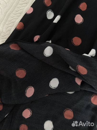 Платье миди в горох