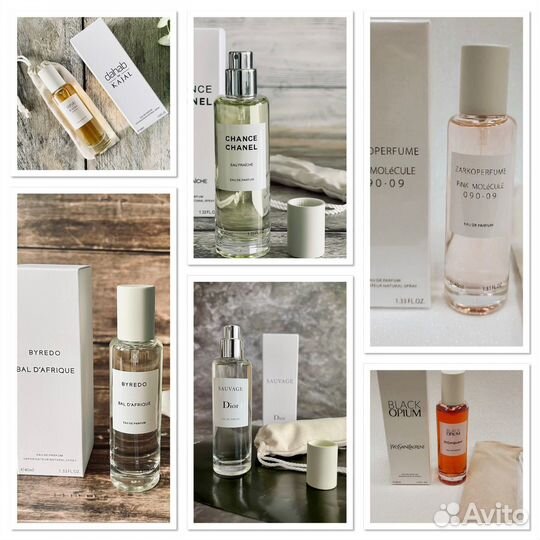 Парфюмерная вода тестеры известных ароматов 40ml