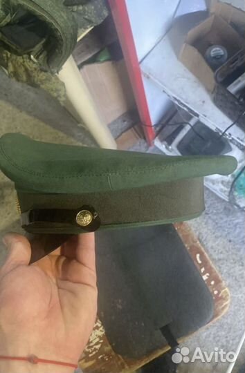 Фуражка офисная зеленая 58