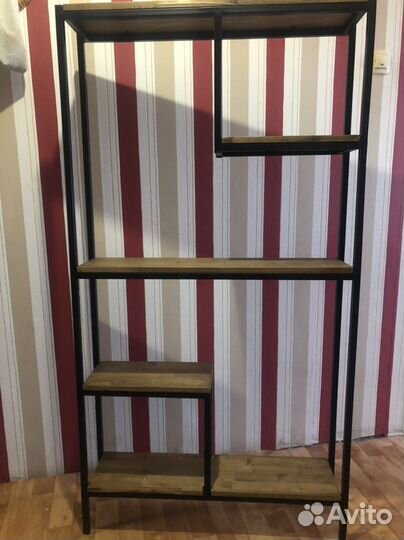 Полки стеллажи в стиле лофт