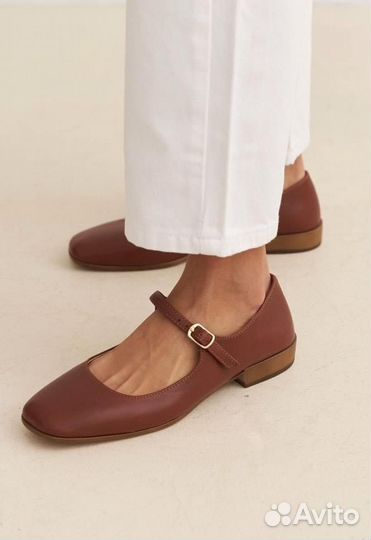 Балетки из натуральной кожи 37