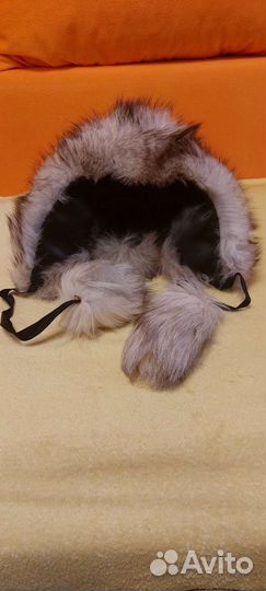 Шапка женская песец