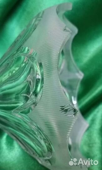Ваза-салатник с крышкой хрусталь СССР 70-79гг