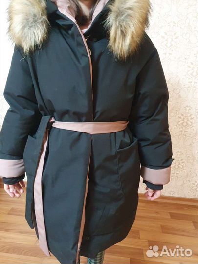 Пальто для девочки 134 140