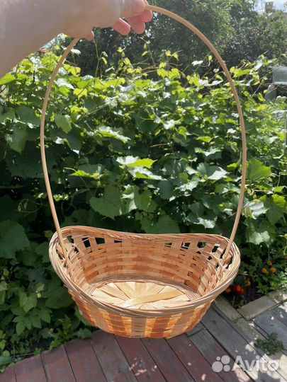 Корзина плетёная декоративная для подарка