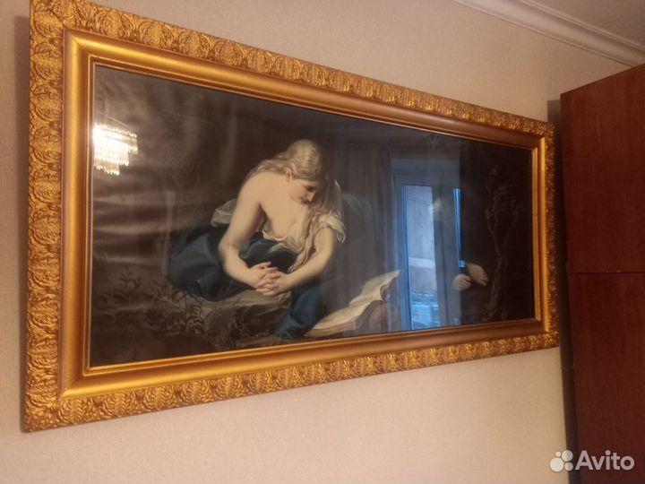 Кающаяся Мария Магдалина в пещере в багете