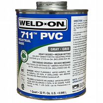 Клей для труб пвх Weld On 711 аналог Tangit PVC-U