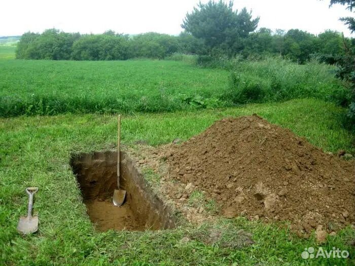 Ритуальные услуги, Копка могилы, земляные работы