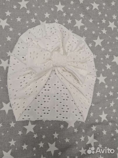 Летняя шапочка, с бантом