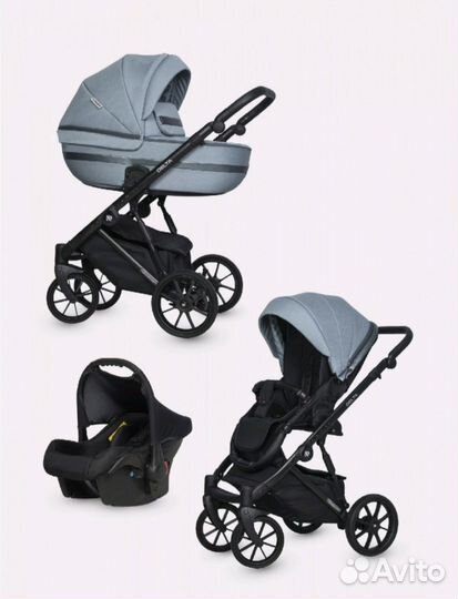 Коляска 3 в 1 бу