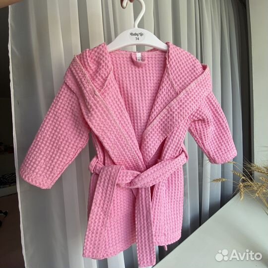 Вафельный халатик для девочки 92 р