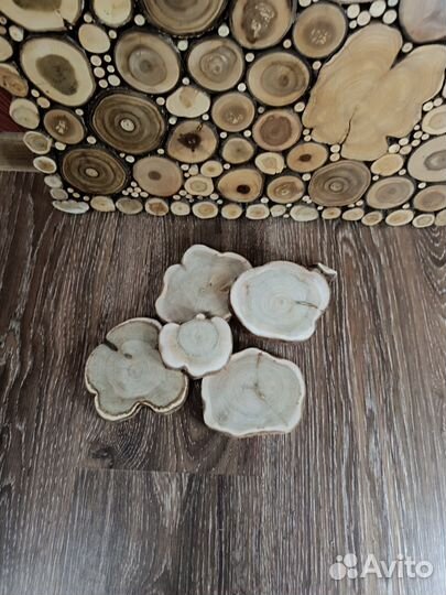 Набор спилов можжевельника для декора и творчества