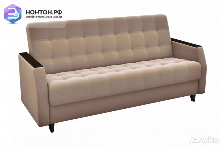 Диван книжка Феникс темно-бежевый