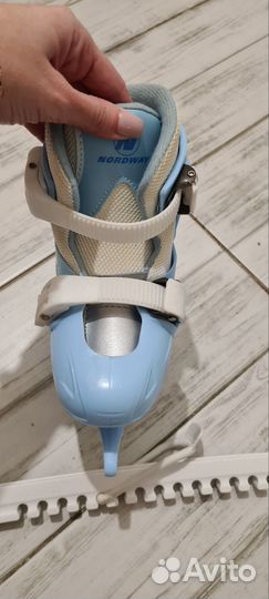 Коньки детские раздвижные 27 30