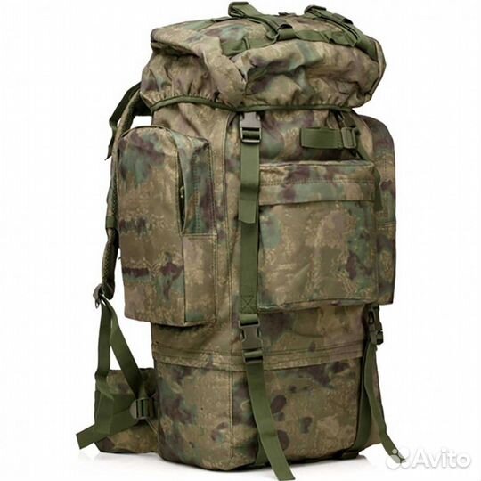 Рюкзак 70 литров каркасный (мох)