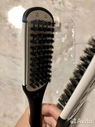 Двойная расческа для выпрямления волос