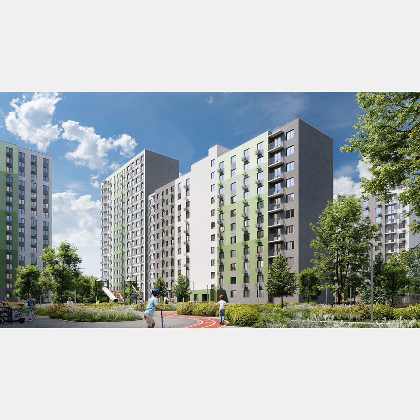 Квартира-студия, 23,3 м², 8/16 эт.