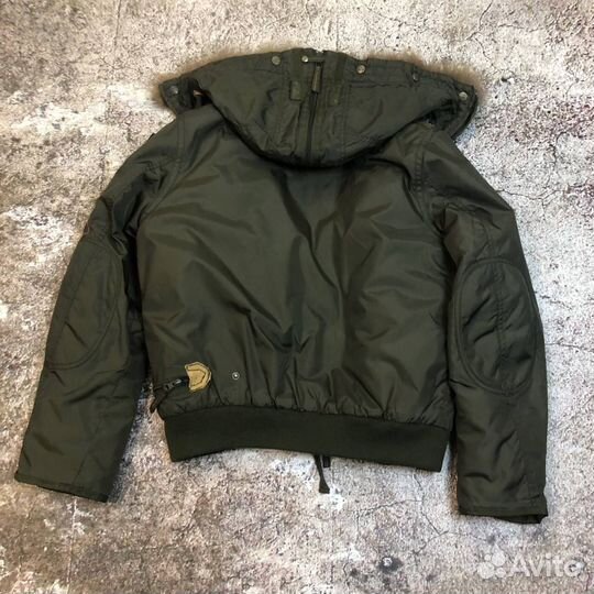 Зимняя куртка бомбер с мехом parajumpers type