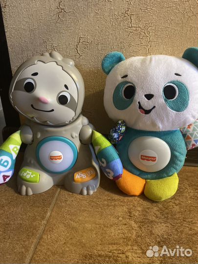 Игрушки fisher price линкималс ленивец панда