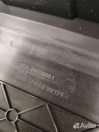 Воздуховод радиатора lixiang l7