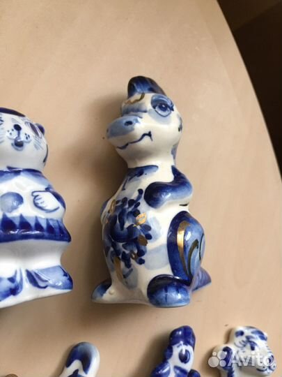 Фигурки гжель-восточный гороскоп