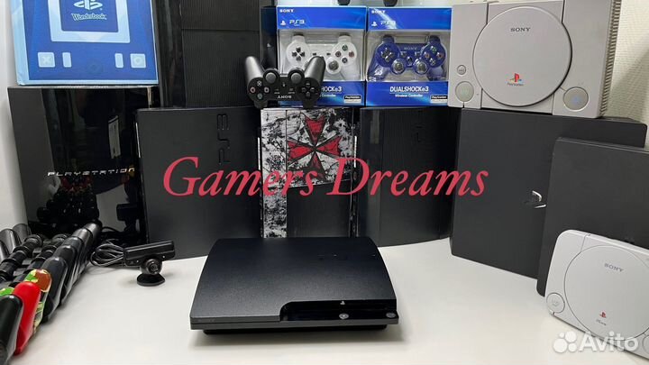 Sony playstation 3 slim, super slim + игры