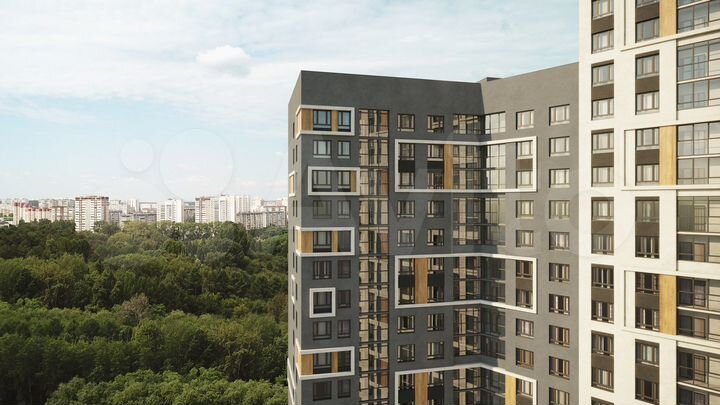 2-к. квартира, 67,3 м², 10/25 эт.