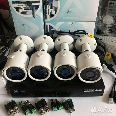 Видеонаблюдение Новый комплект