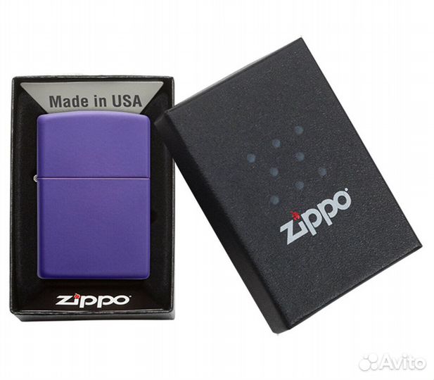 Зажигалка Zippo 237 Purple Matte Оригинал Новая