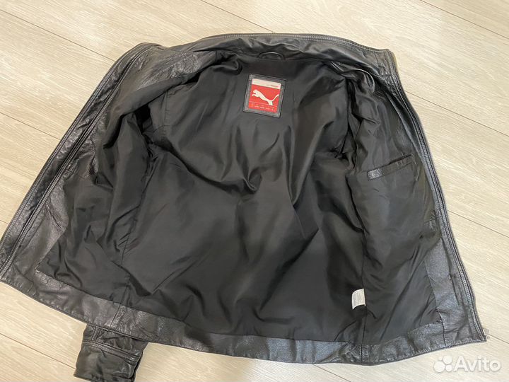 Кожаная куртка puma