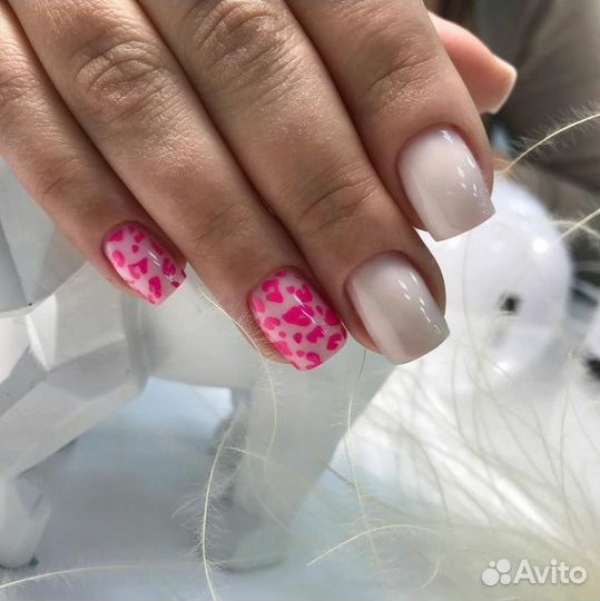 Маникюр,Гель лак с покрытием, Наращивание,Педикюр