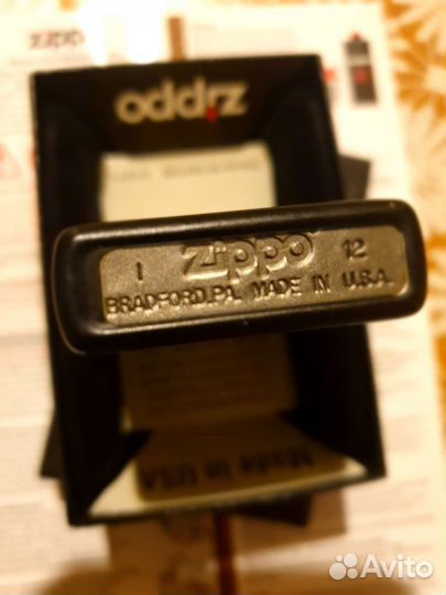 Zippo black matte Biohazart