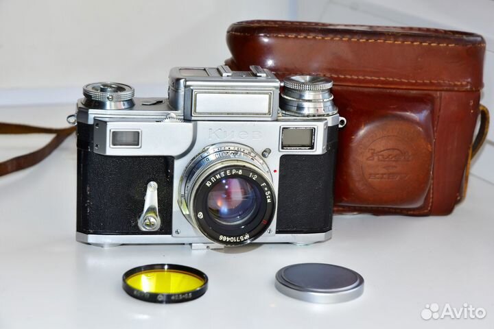 Киев-3 1955 год Советский пленочный фотоаппарат