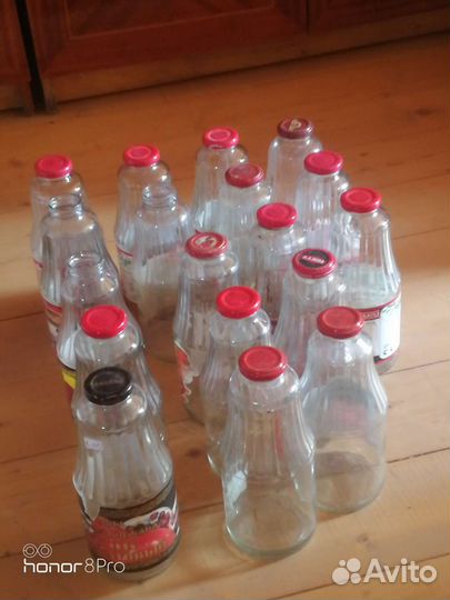 Стеклянная бутылка 1 л