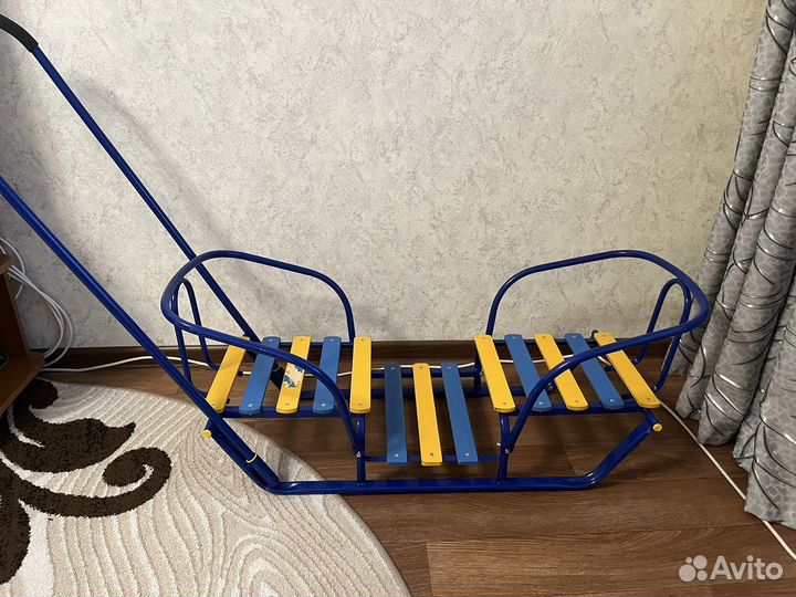 Санки двухместные