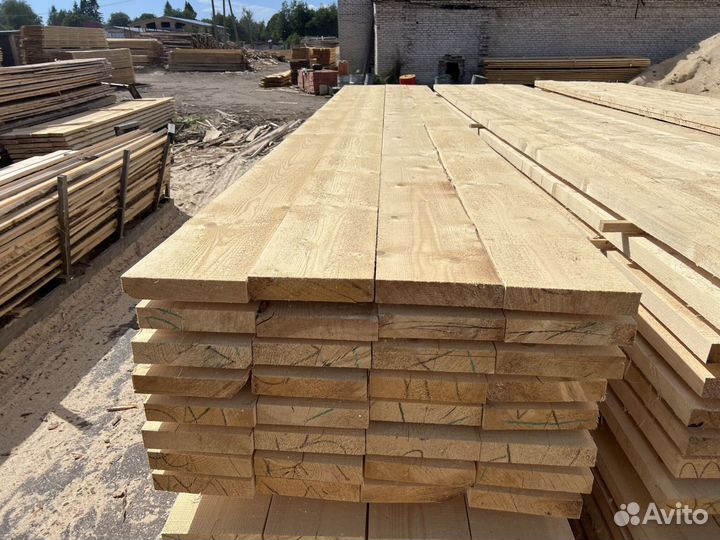 Доска обрезная 1 сорт 50х250 естественная влажност