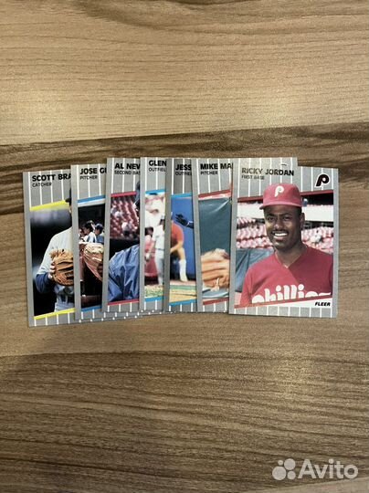 Редкие бейсбольные карточки Fleer Pinnacle